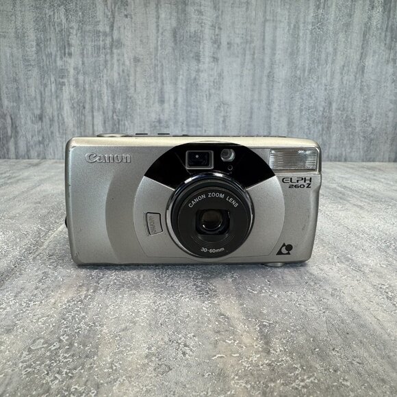 Canon ELPH 260Z Point & Shoot Film Camera 30-60mm Strap With Battery Tested - Picture 2 of 12